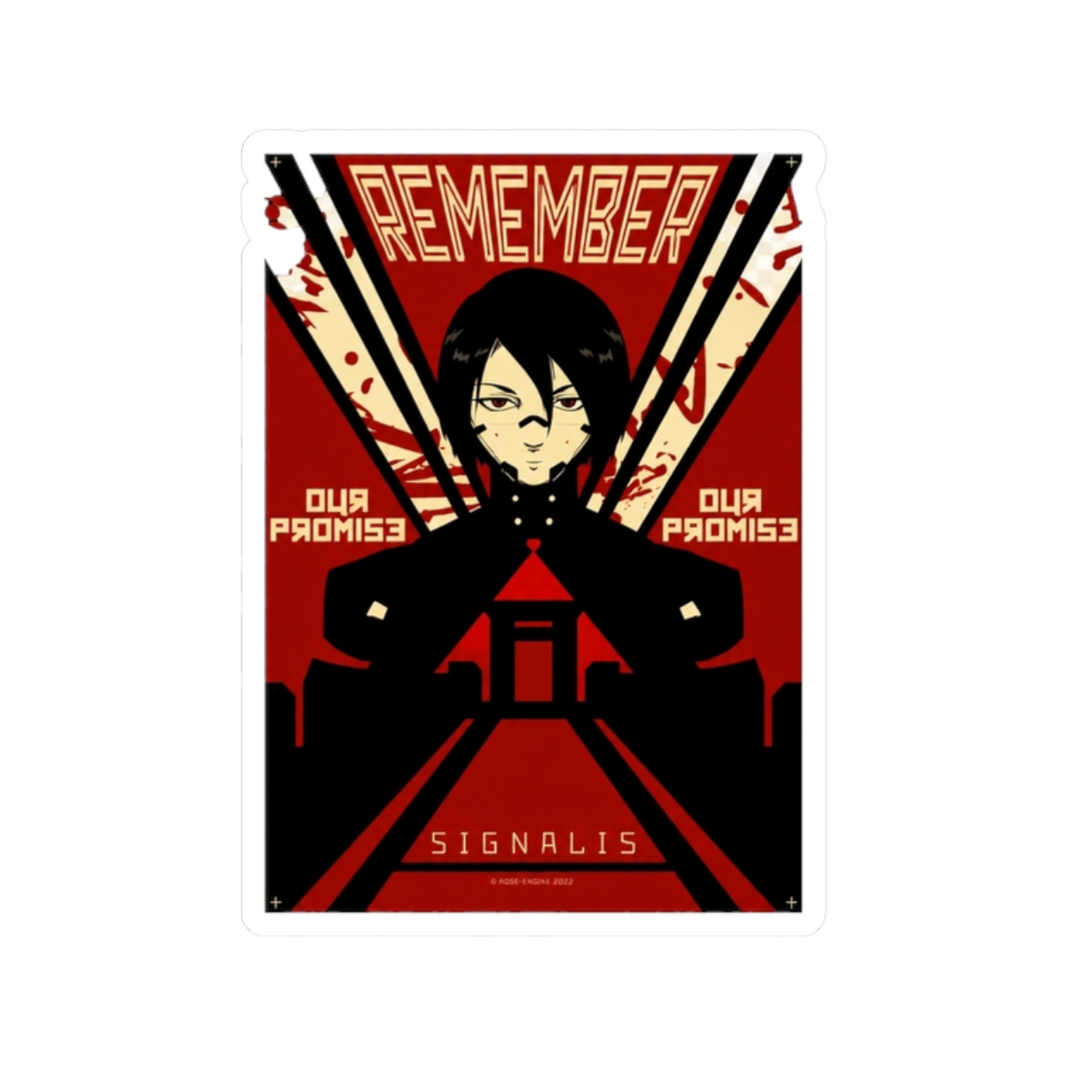 Signalis - Remember our promise Sticker - alternate angle 3, merchandise